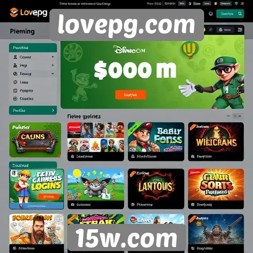 Interface do lovepg.com é amigável para novos usuários