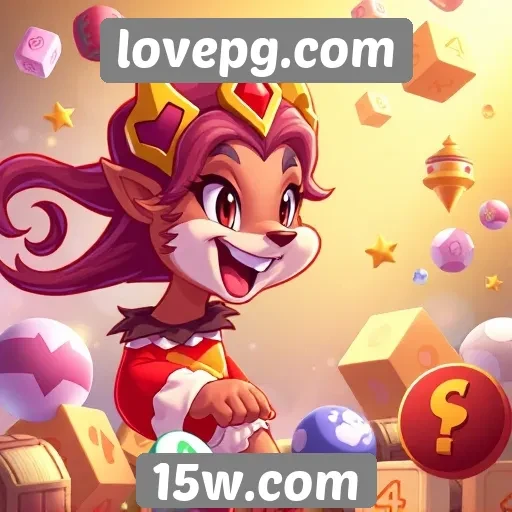 Variedade de jogos disponíveis no lovepg.com